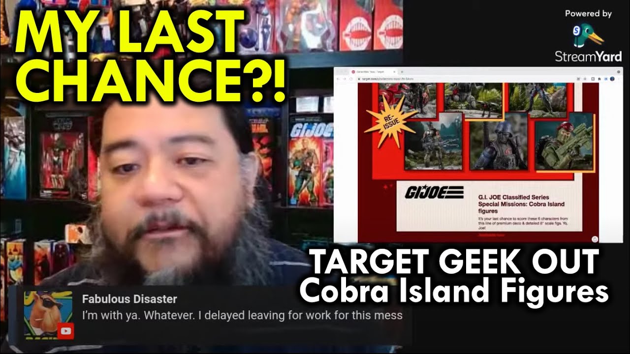 LIVE Toy Hunt GI Joe Cobra island Last Chance Re-Issue Target  Beach Head | Baroness | Cobra Trooper