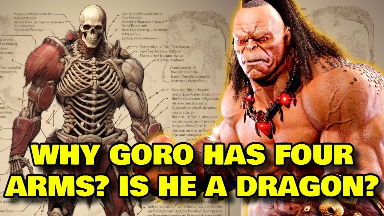 Goro Anatomy Explored - Why Does He Have 4 Arms And Can Throw Fire? Is He A Dragon? And More!