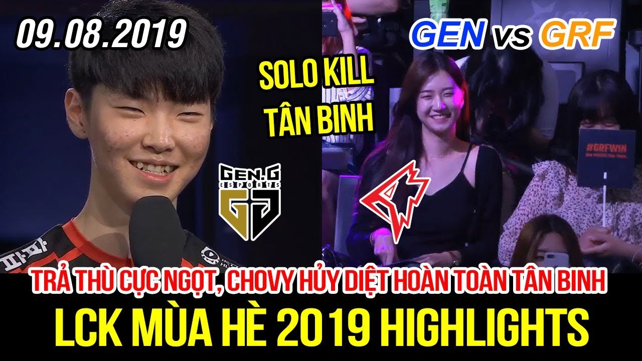 [LCK 2019] GRF vs GEN Game 3 Highlights | Chovy l&ecirc;n đồng hủy diệt t&acirc;n binh, m&agrave;n trả th&ugrave; ngọt ng&agrave;o