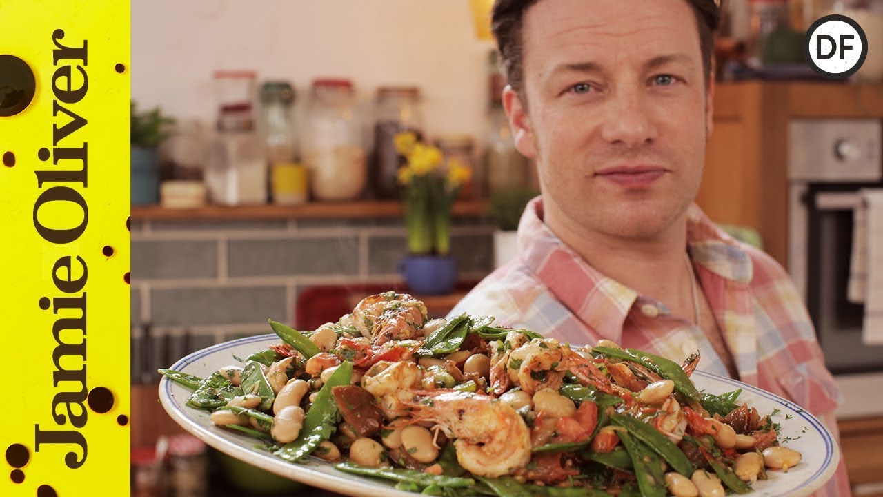 Healthy Pan Cooked Prawns | Jamie Oliver