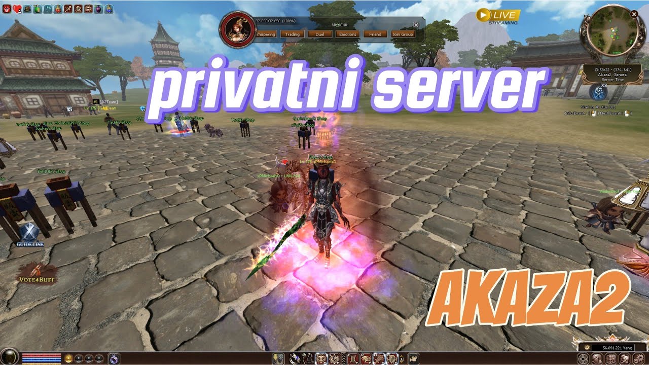 Akaza2 |   dropuji věci na vylepšení od lvl 75 / točím dungy  | let's play #50