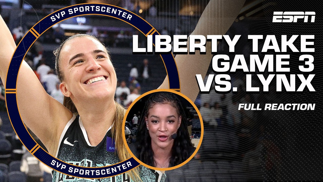 LIBERTY vs. LYNX GAME 3 REACTION 🔥 'It was SO INTENSE!' - Andraya Carter | SC with SVP