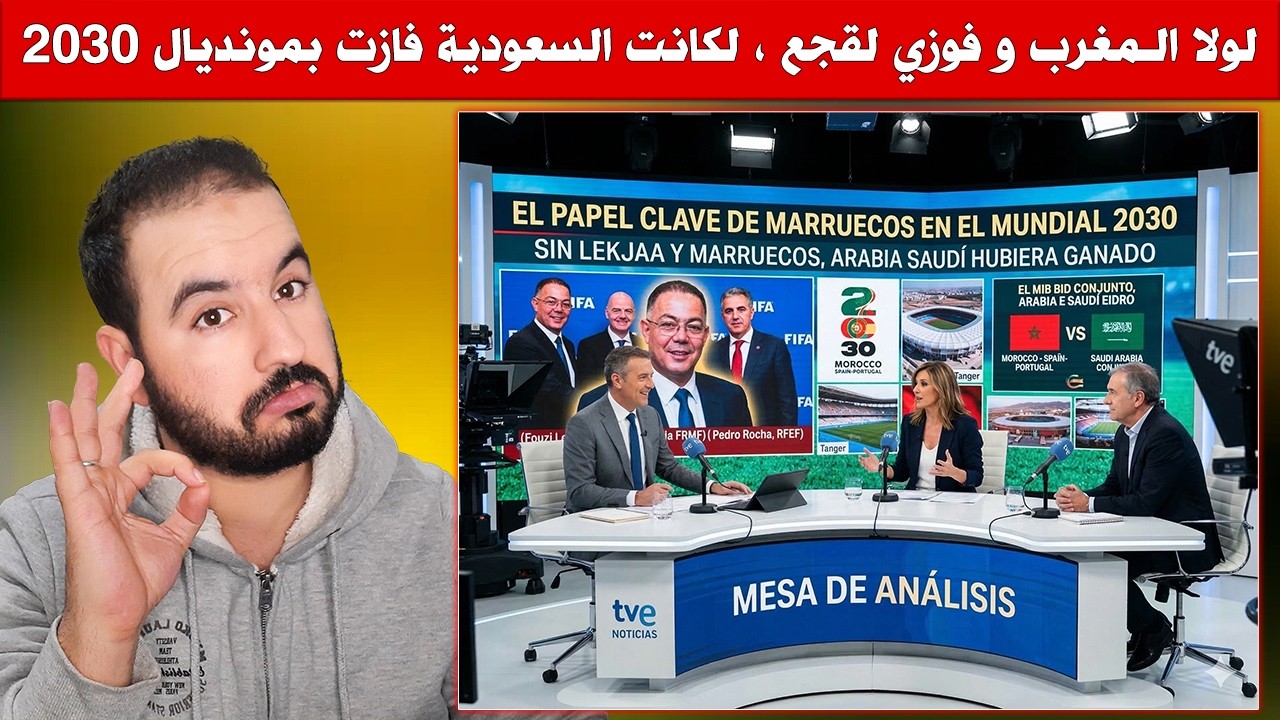 الإعلام الإسباني يعترف .. لولا المغرب ولقجع، لكانت السعودية فازت بكأس العالم 2030