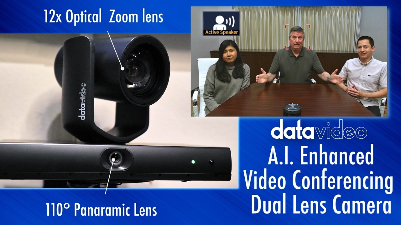Datavideo VTC-100 - Professional AI Video Conferencing PTZ Camera