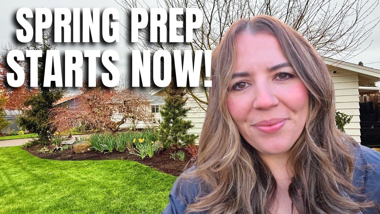 Getting My Garden Ready For Spring...and Sergey Has a Theory 🌿😆