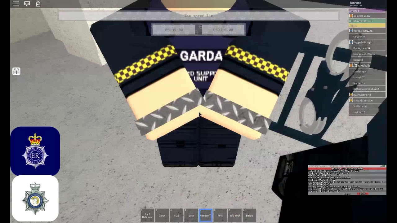 [Roblox CIty OF London] Uk Polcicng Armed Police Dutys!