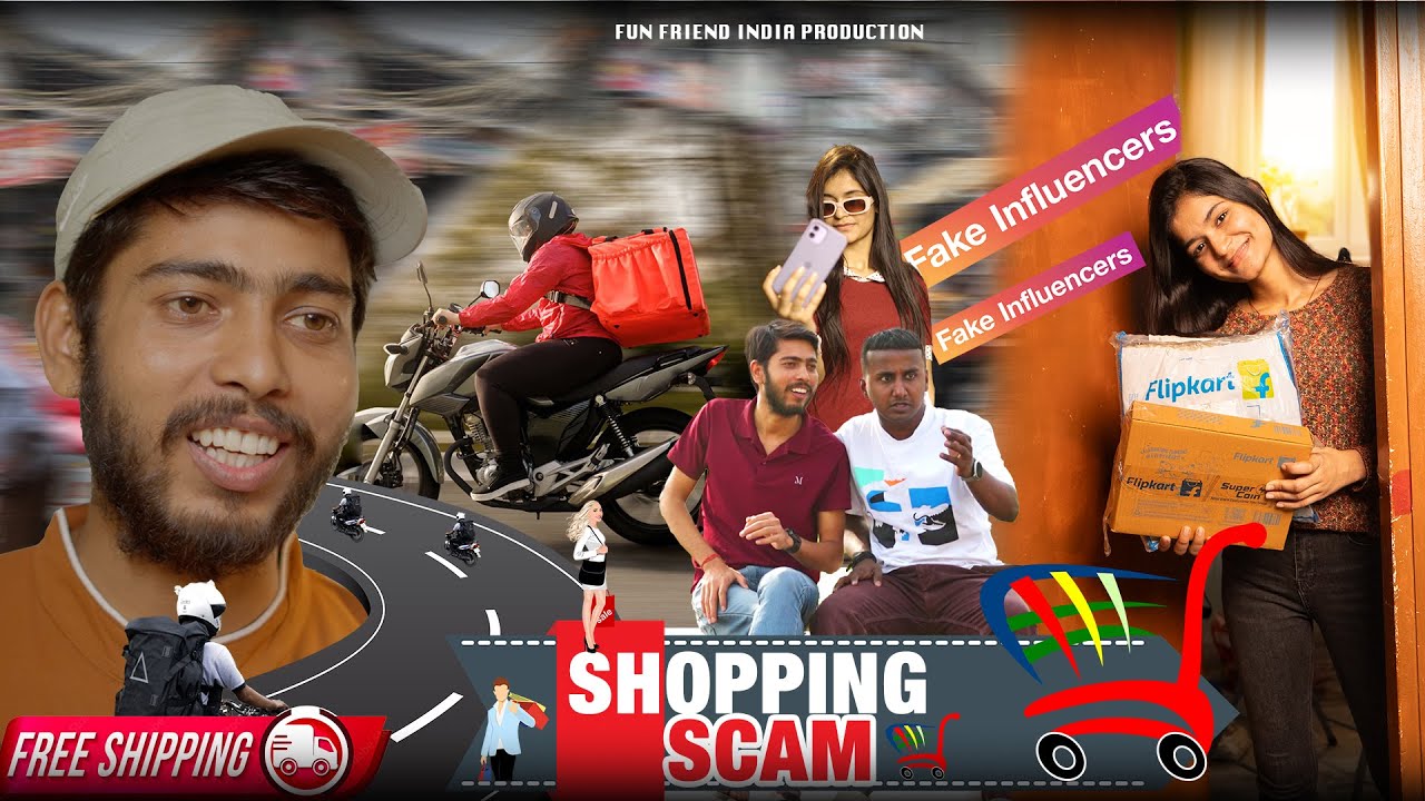 Online shopping scam | delivery boy | fake influencer | vinay kumar comedy || fun friend india ||