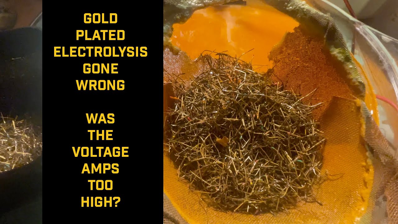 Gold Plated Pins Electrolysis Gone Wrong