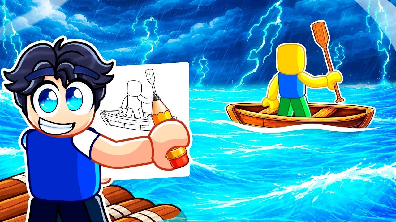 Drawing The Best Boat In Roblox Draw A Boat!