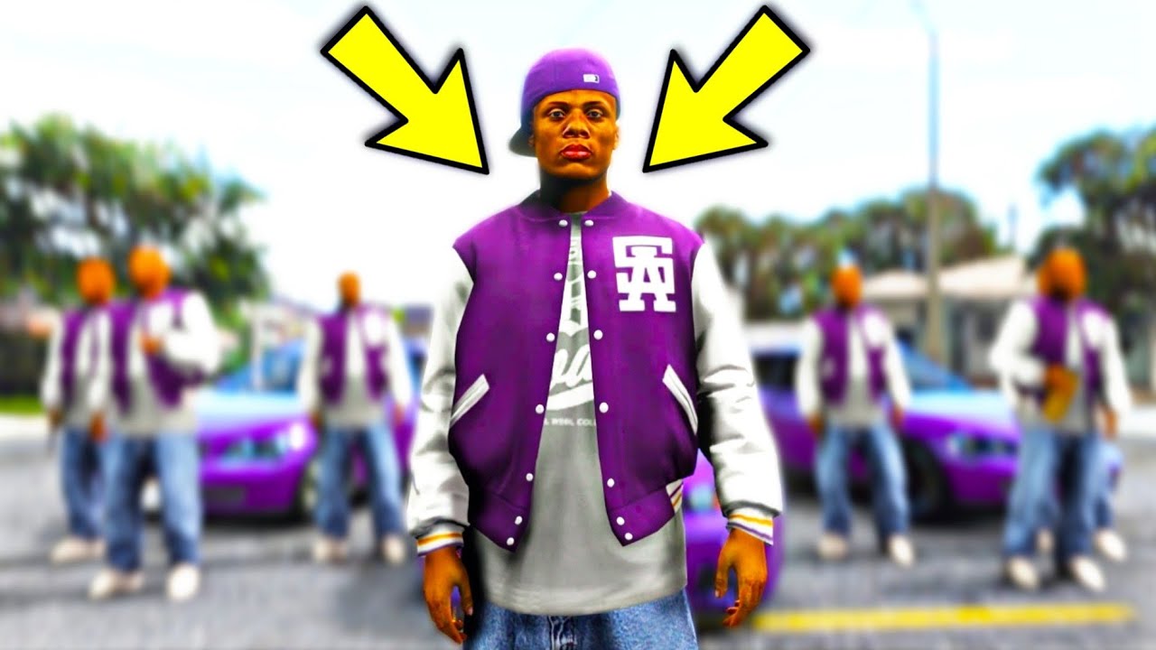 JOGANDO GTA 5 COMO UM MEMBRO DA GANGUE DOS BALLAS! ( INCRÍVEL )