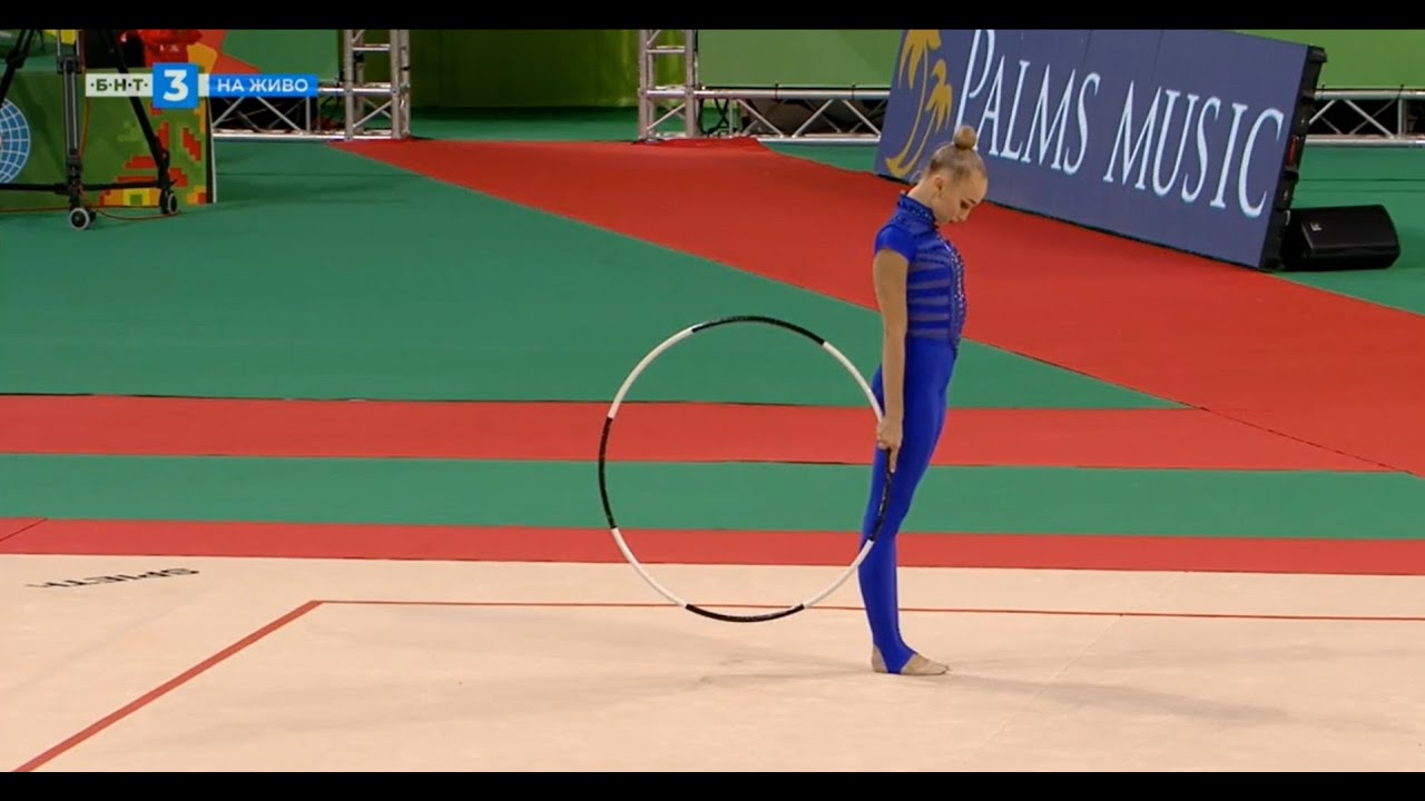 Viktoriia Onopriienko Hoop Qualification 30,250 - World Championships Sofia 2022