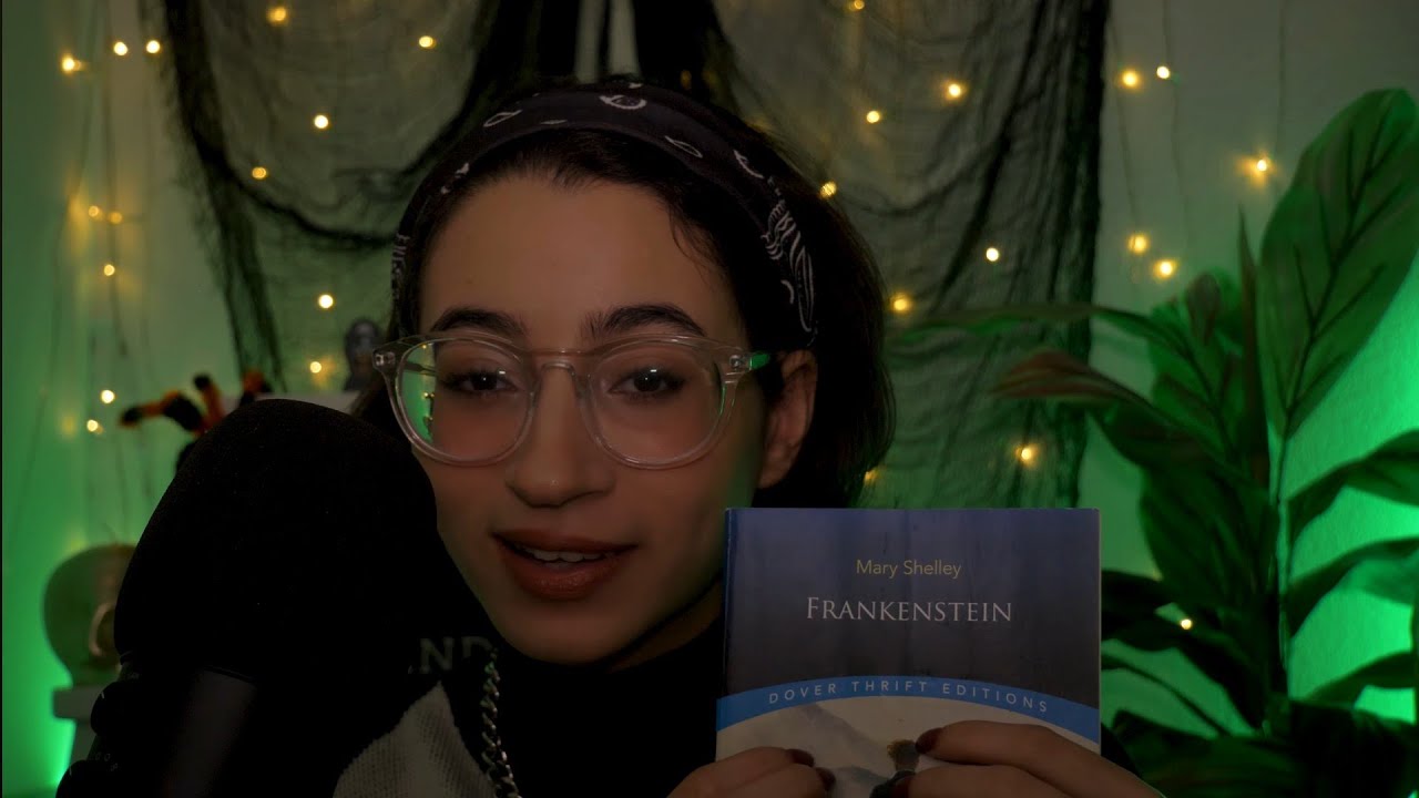 ASMR Reading Frankenstein🧟‍♂️🎃| Up-Close Whispers