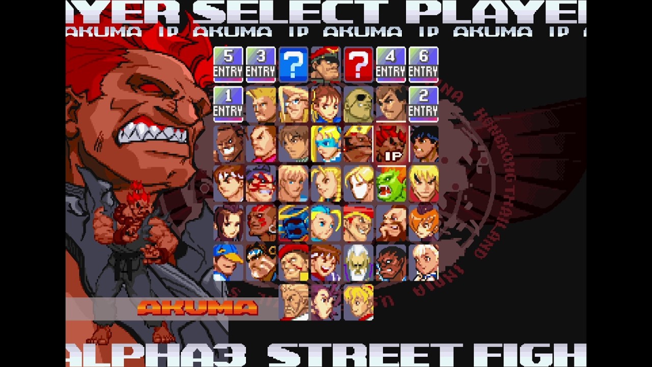 Street Fighter Zero 3 Double Upper/Alpha 3 Max (1998,2006) [Akuma/Gouki]