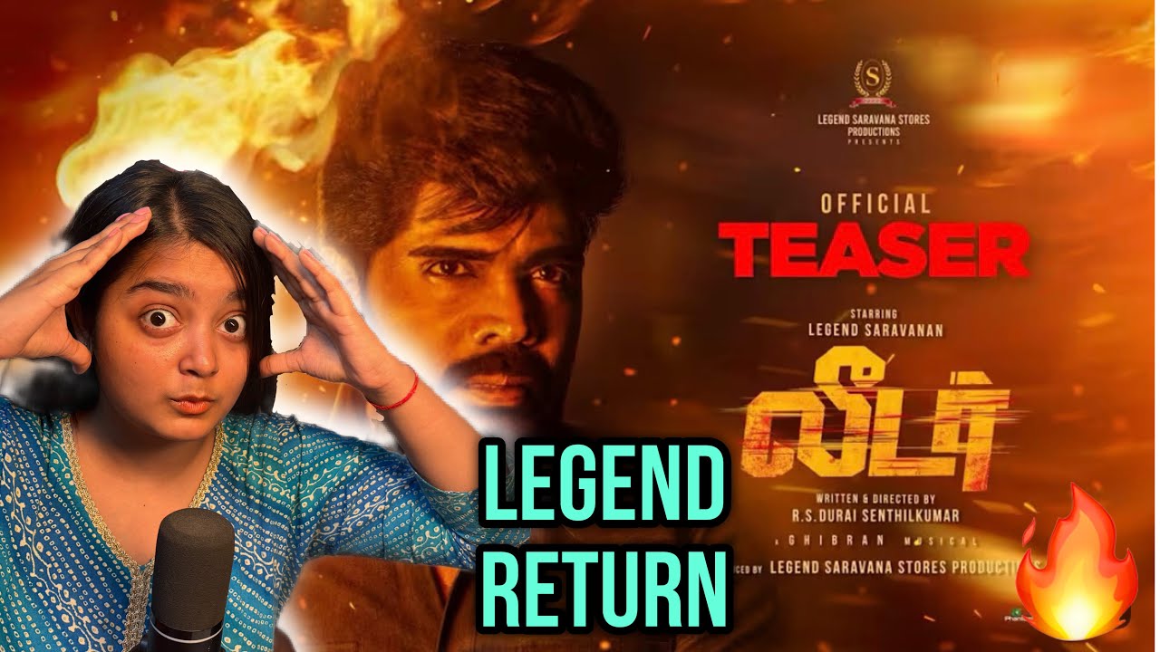 Leader Official Teaser -Reaction |Legend Saravanan| R.S Durai Senthilkumar| Ghibran