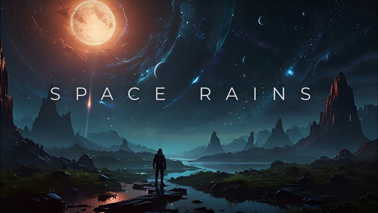 SPACE RAINS - Deep Space Ambient Music | Cosmic Relaxation