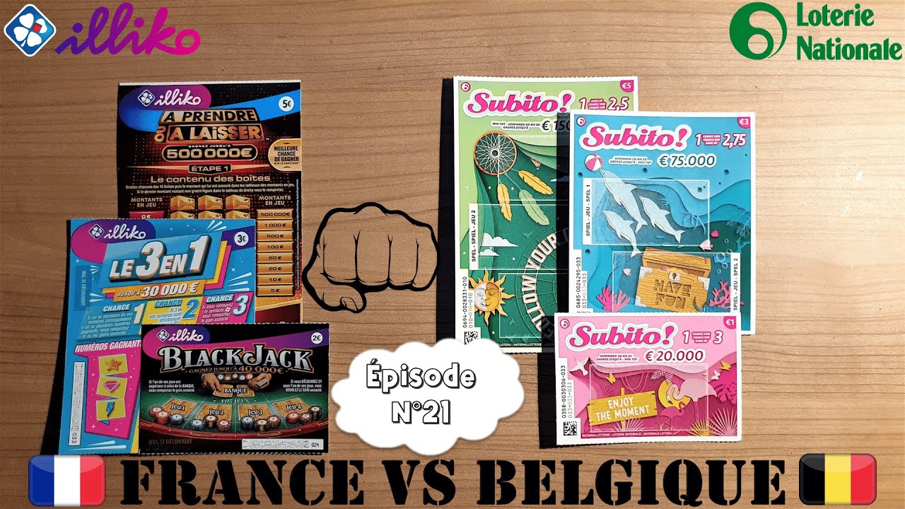 🔥 Grattage France VS Belgique #21 • Illiko / Loterie Nationale 🔥
