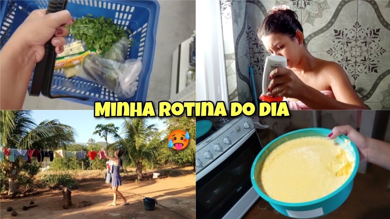 Fui no mercado | sorvete de milho verde pra refrescar o calor | Rotina do dia 🌤️🥵