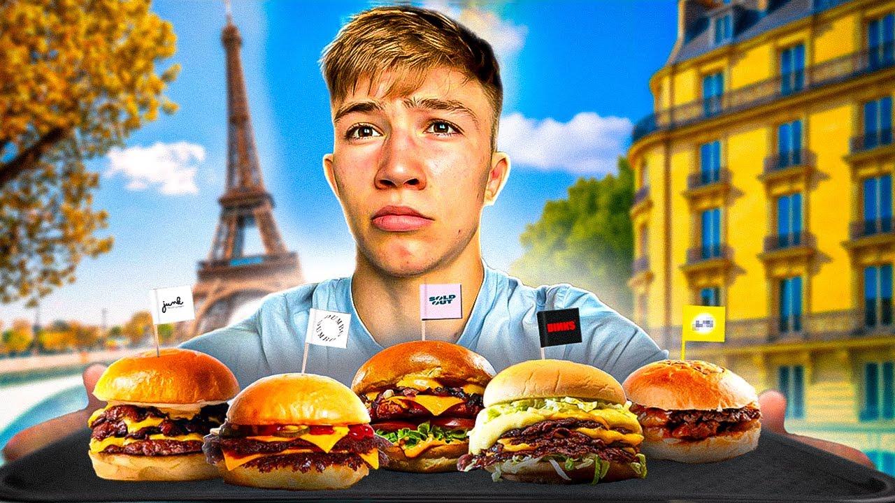 Je teste les meilleurs SMASH BURGERS de Paris !!! 🍔