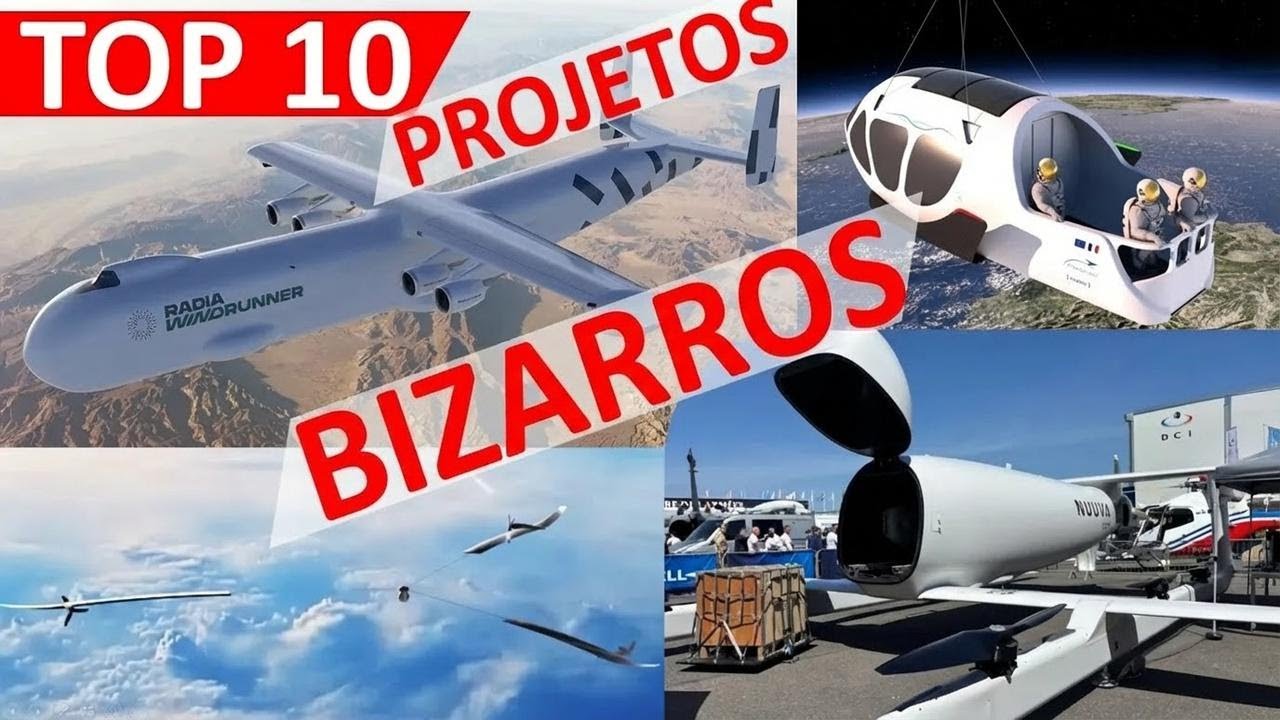 Top 10 ideias mais malucas da aviação apresentadas no Salão de Le Bourget