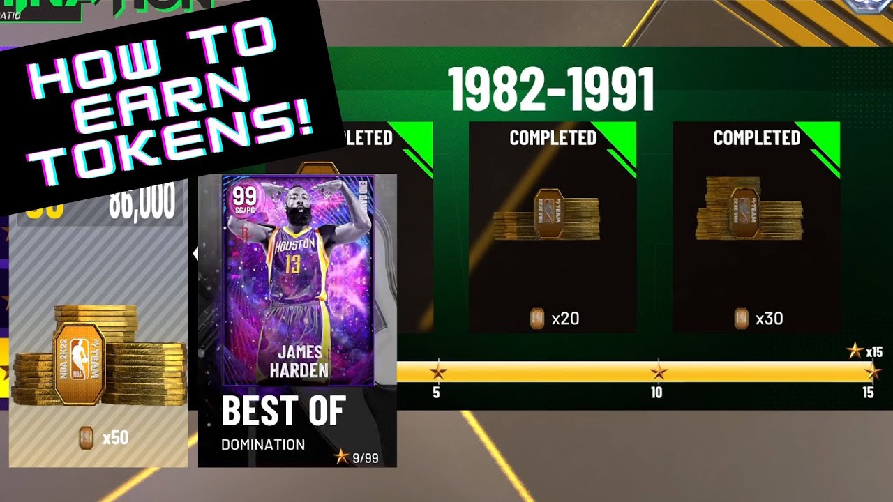HOW to earn TOKENS fast in NBA 2k22 MyTeam!