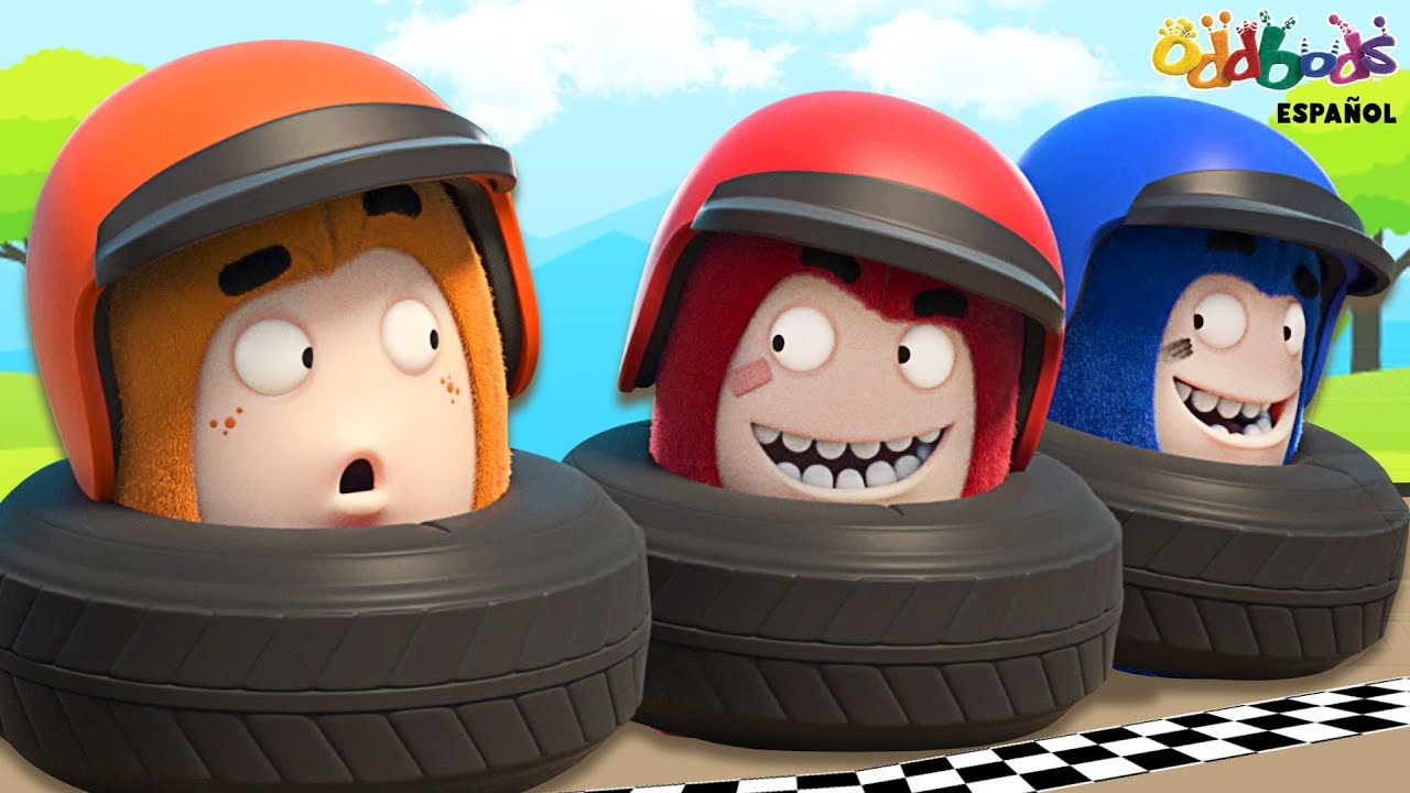 Oddbods | Coches de Carreras | Dibujos Animados Graciosos Para Niños