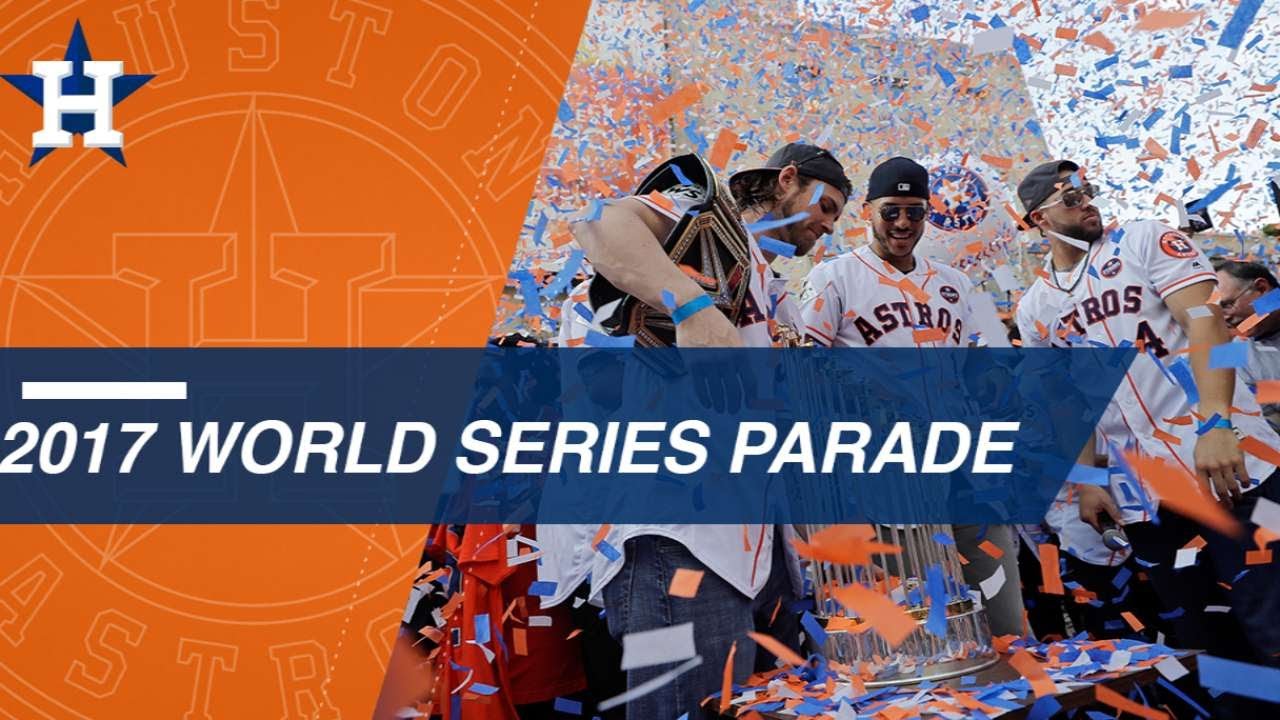 Astros celebrate World Series win with massive parade