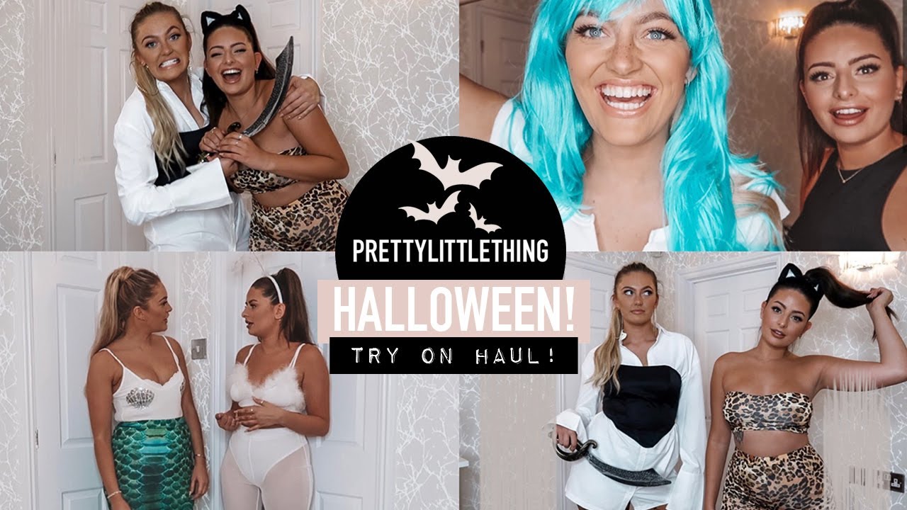 TESTING PRETTY LITTLE THING HALLOWEEN COSTUMES WITH GEORGIA MAY! · * TIPSY * lol | Emily Philpott