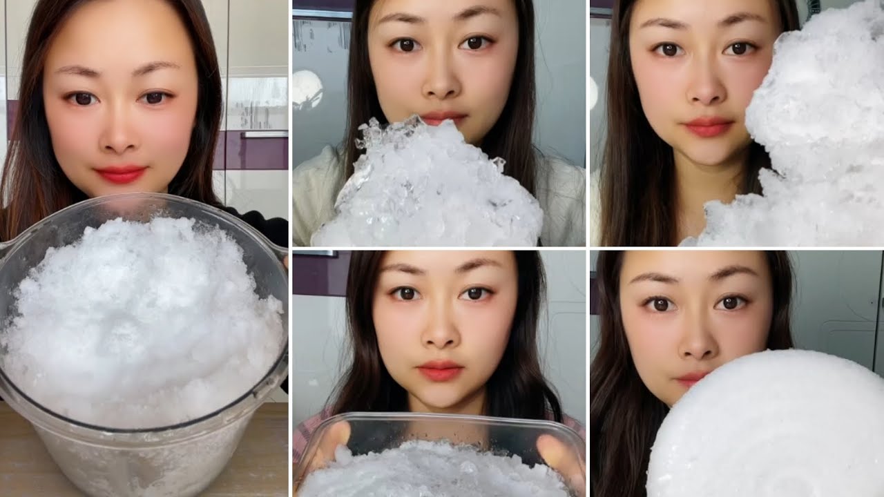 ONLY BITES / FREEZER FROST EATING / WHITE ICE EATING / SHAVED ICE EATING / ASMR / SOLO BY RENNAYA