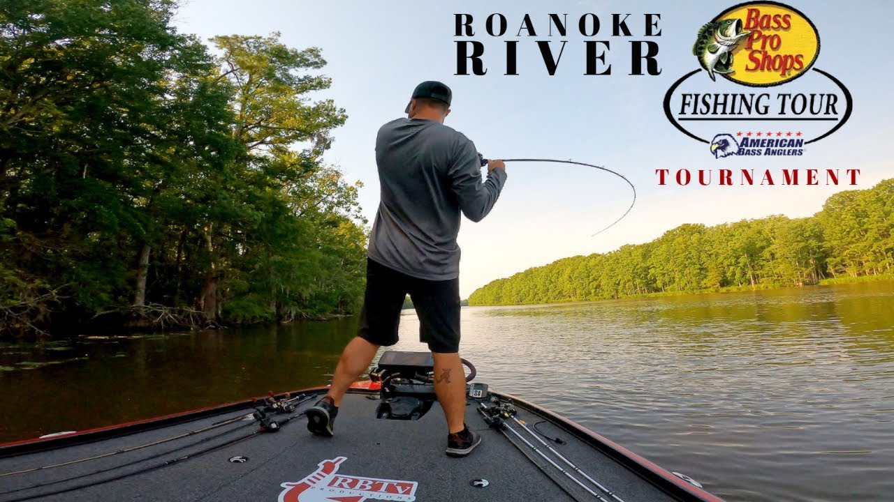 Roanoke River Bass Fishing Tournament - ABA Division 17 - Fishing Current Breaks - Lily Pads