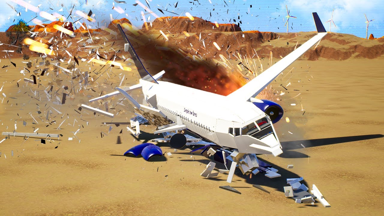 LEGO Airplane Crash - Bricks & Turbulence BRICK RIGS