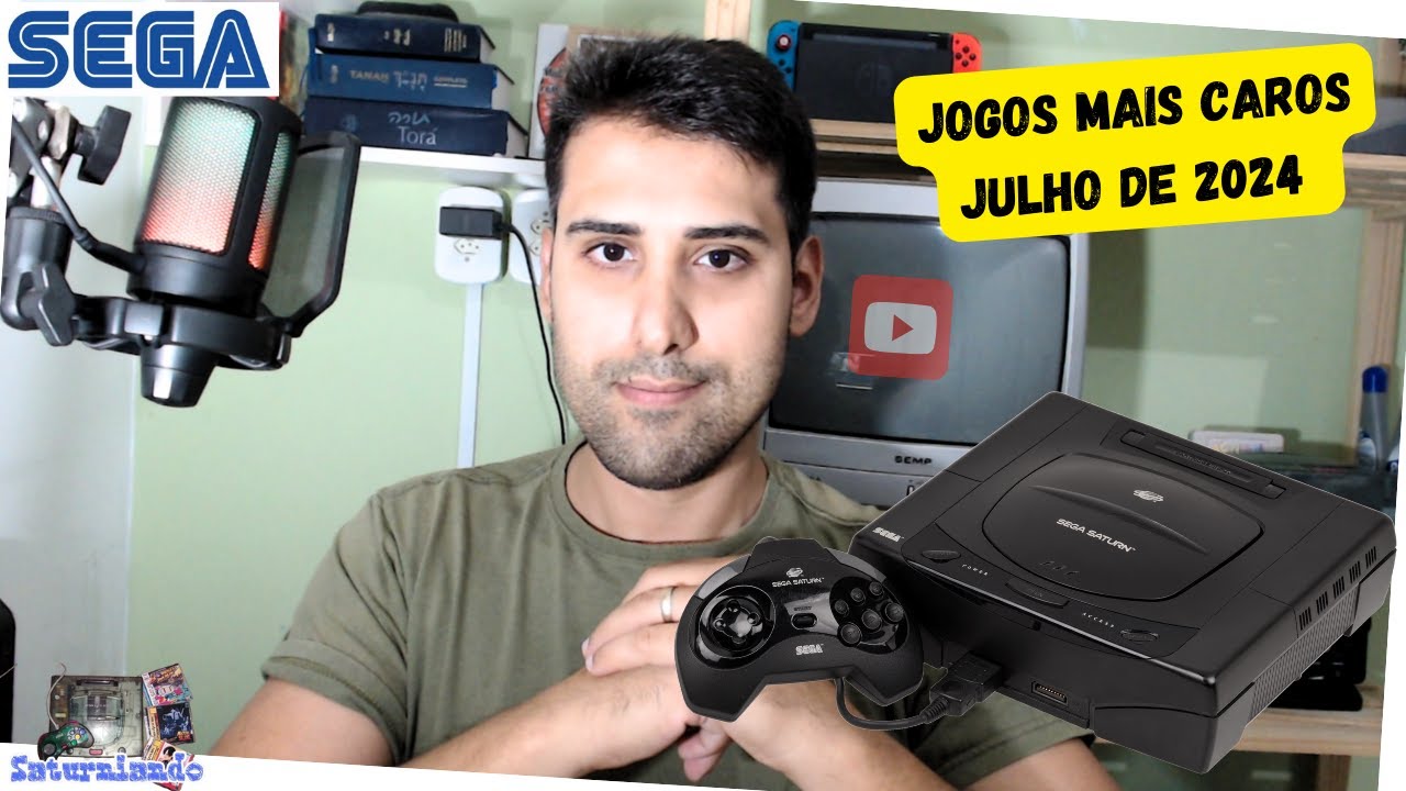 Jogos Mais Caros | Sega Saturn | Julho 2024