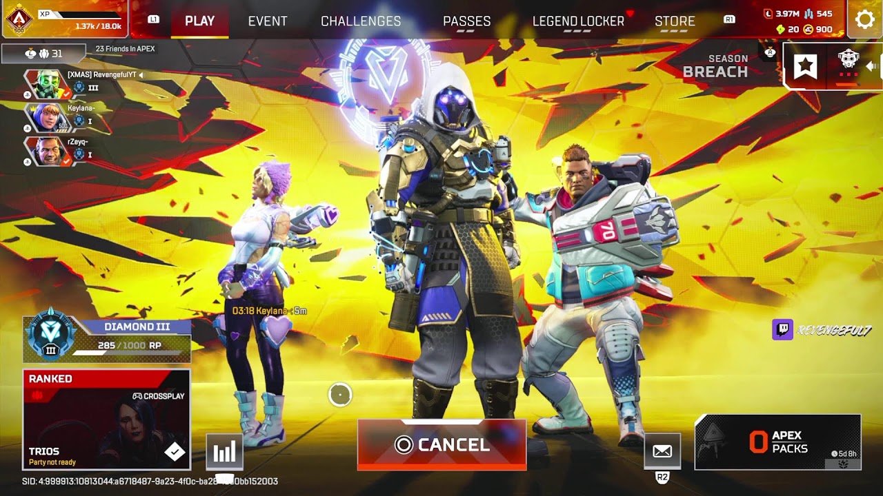 🔴 LIVE #1 REVENANT SEASON 28 CONSOLE RANKED APEX LEGENDS
