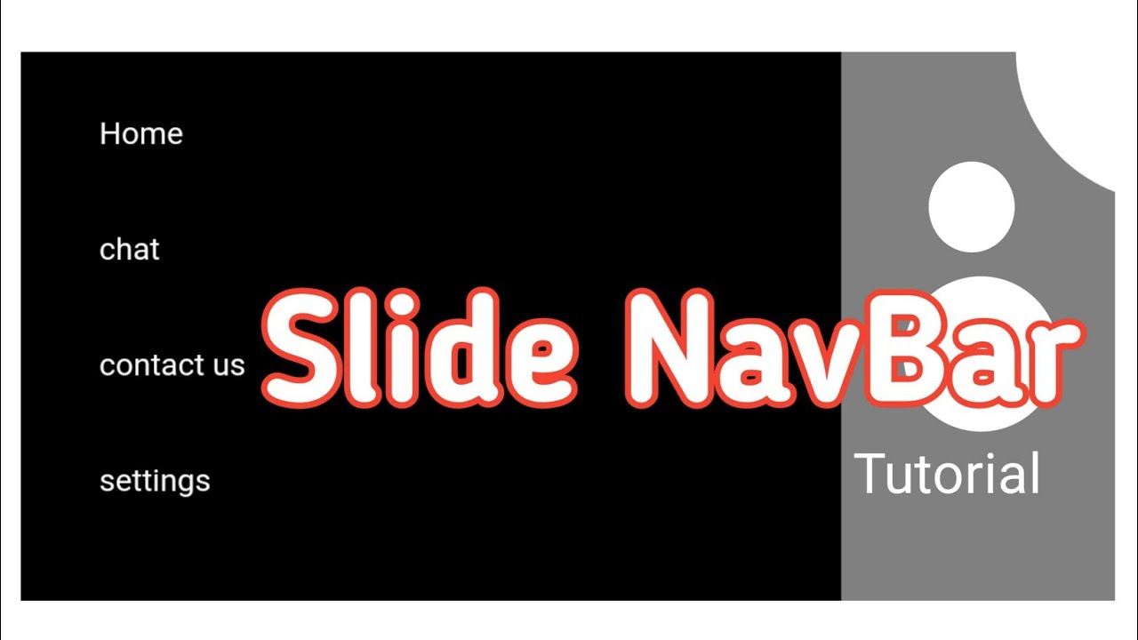 sliding nav bar tutorial using html css and javascript in spck editor
