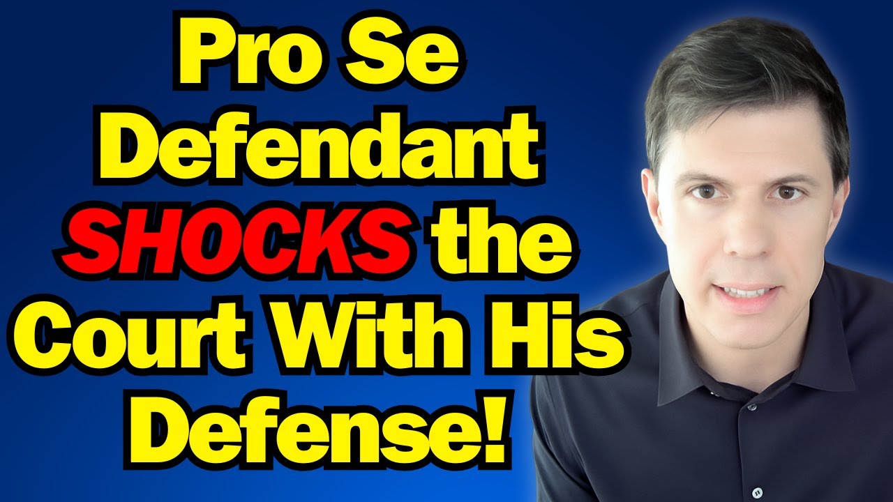 Ответчик Pro Se обеспечивает лучшую защиту в истории суда!