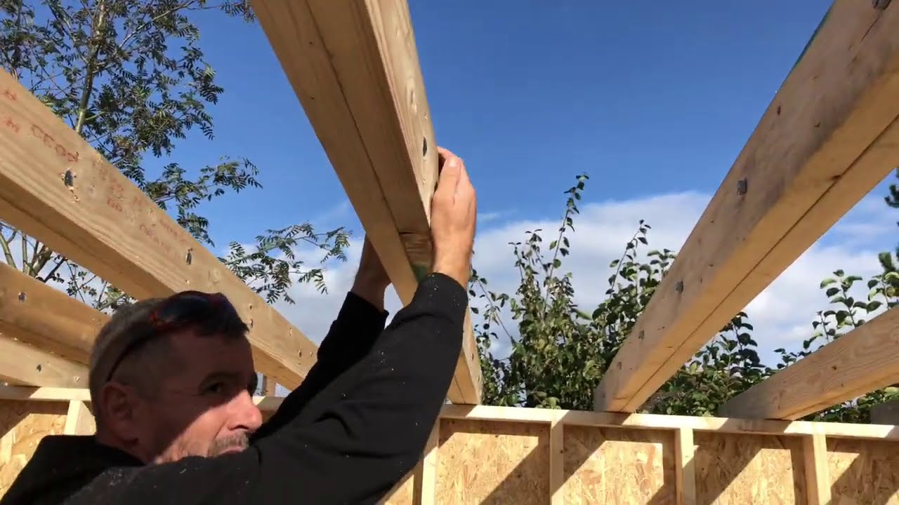 Day 3of 5mtr x 3.5mtr garden room build