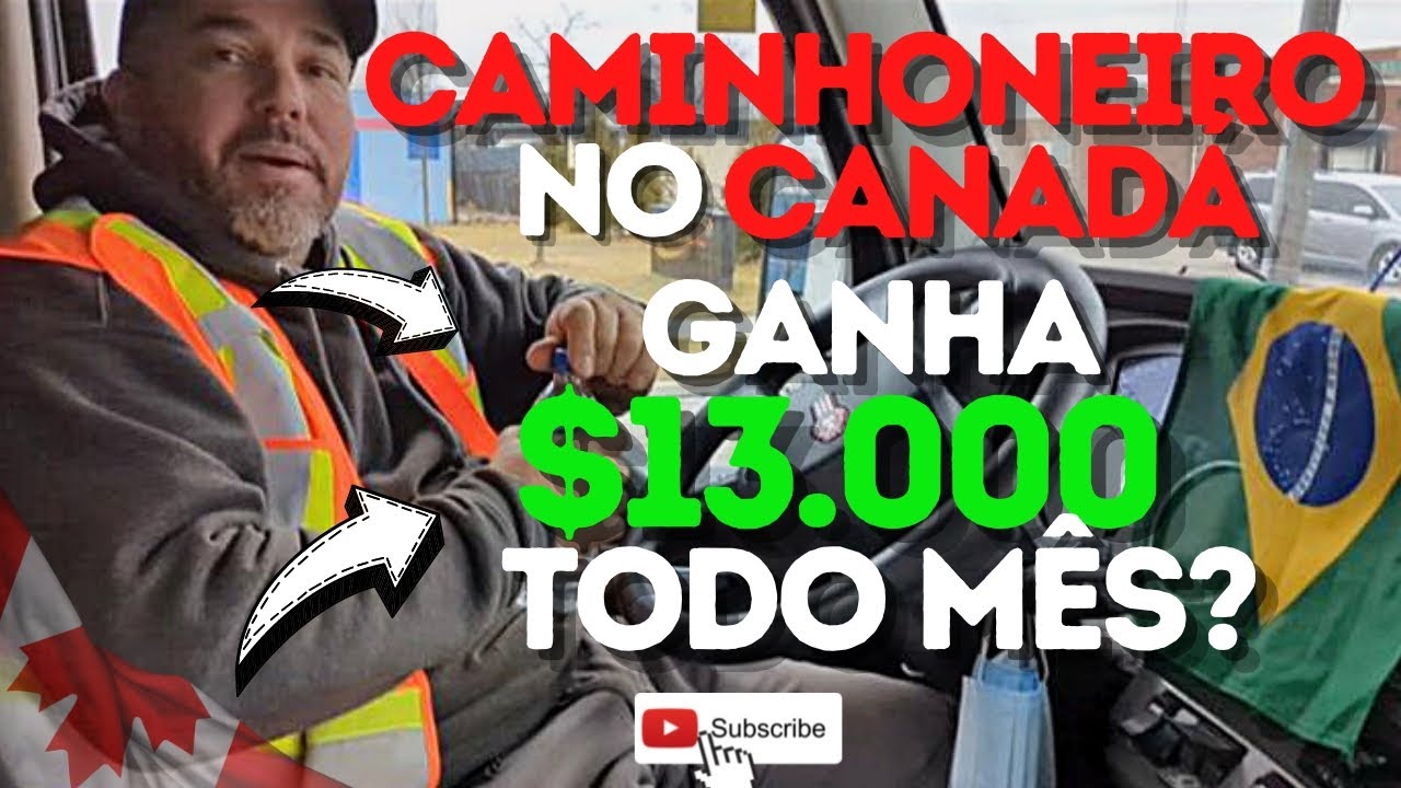 Salario de caminhoneiro no Canada? confira entrevista com caminhoneiro Alex, brasileiro (mineiro)!!