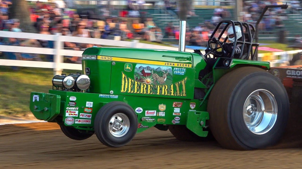 Big Bad Super Farm Tractor Pulling action from Brandenburg Ky. NTPA Grand National 2023 (friday)