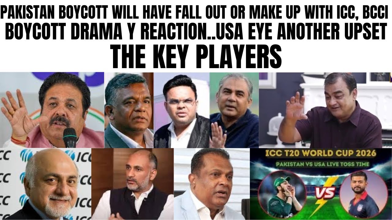PAKISTAN BOYCOTT FALL OUT OR MAKE UP WITH ICC, BCCI...USA EYE ANOTHER UPSET OVER PAKISTAN