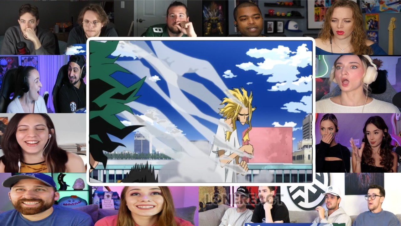 Deku Sees All Might’s True Form Scene - My Hero Academia S1 Ep2 | Reaction Mashup