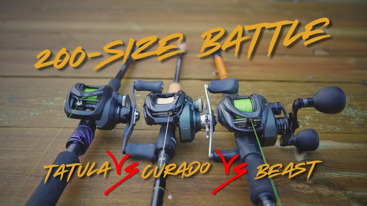 DAIWA TATULA 200 против SHIMANO CURADO 200 против ABU GARCIA BEAST 200 | Сравнение 2025 года