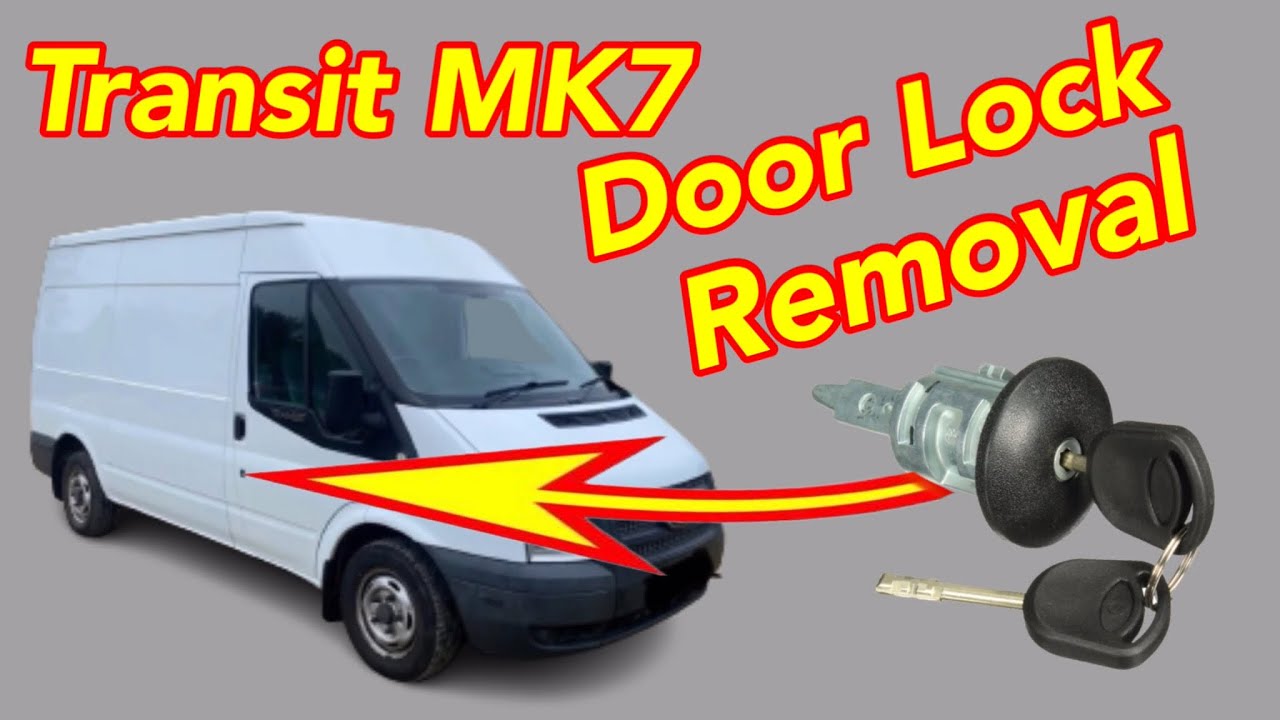 Снятие и замена дверного замка Ford Transit MK7 (правильный способ)