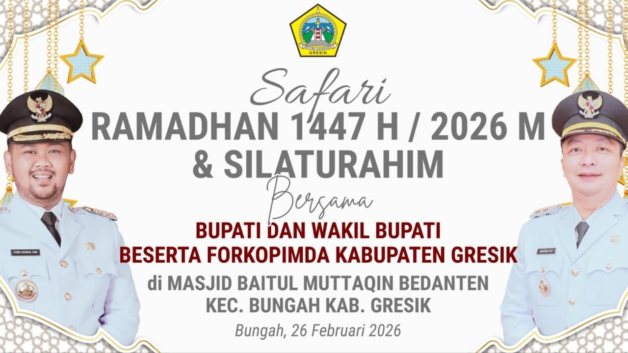 REUPLOAD SAFARI RAMADHAN PEMDA KABUPATEN GRESIK, DI MASJID BAITUL MUTTAQIN BEDANTEN.