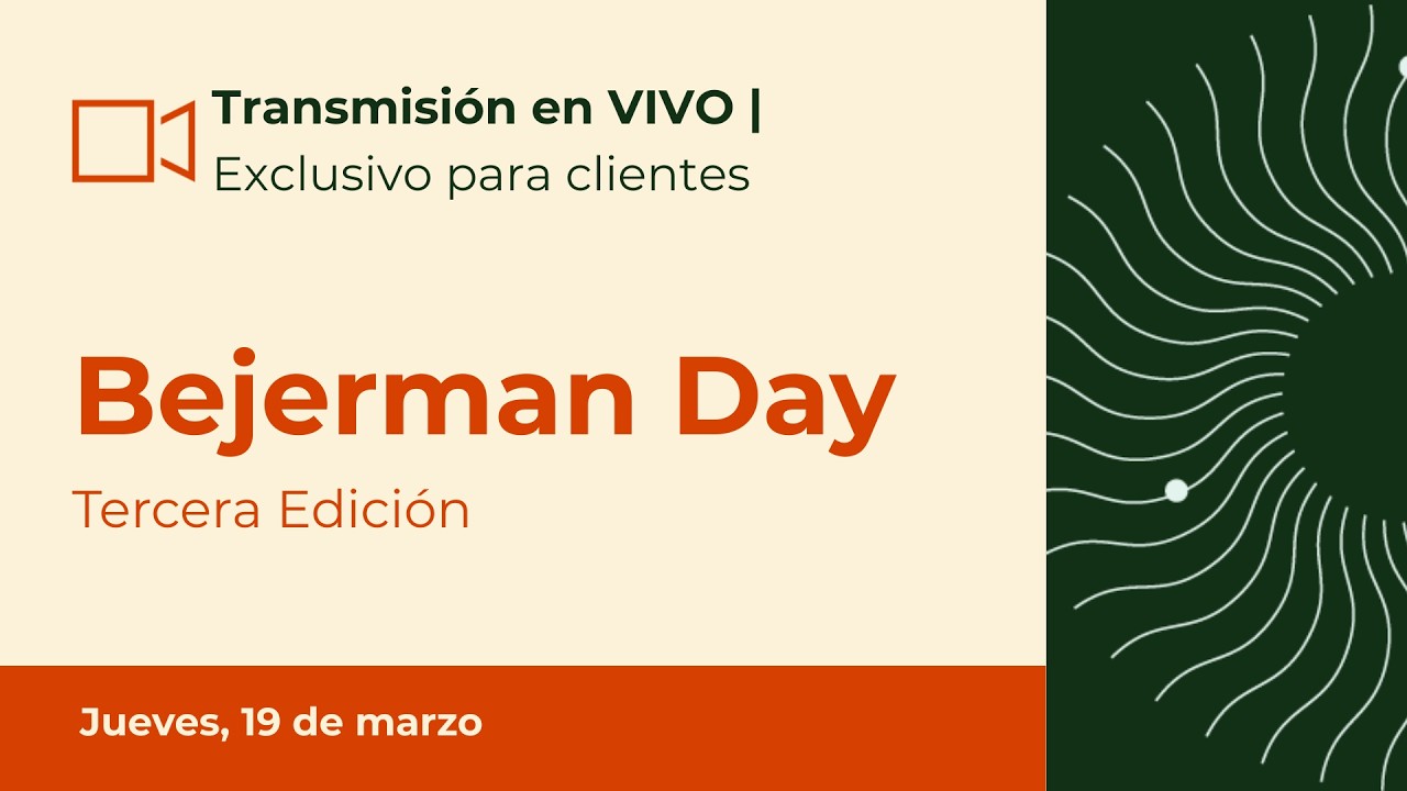 Bejerman Day en VIVO - Tercera Edición