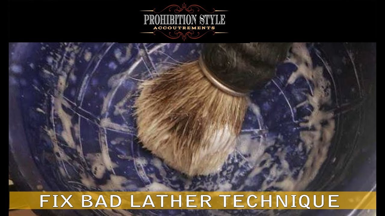 How to lather hard to lather soaps Geo F Trumpers hard soap and Williams Mug Soap