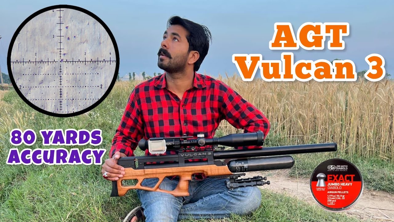 Vulcan 3 700mm .22 accuracy test | 80 yards | Jsb 18.13g |