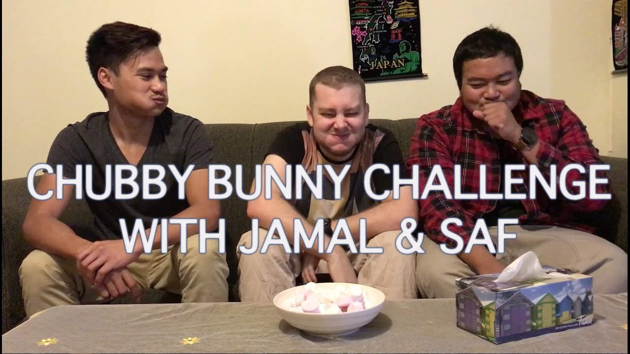 CHUBBY BUNNY CHALLENGE with Saf Kassim and Jamal