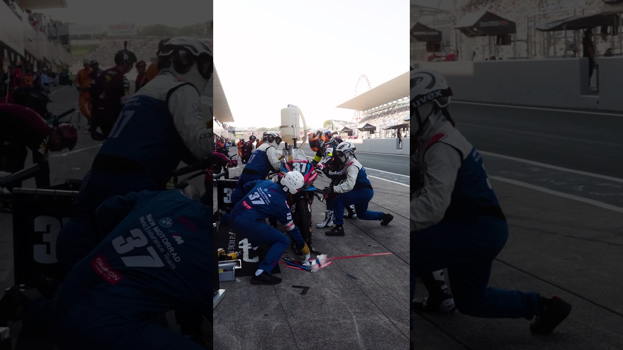 Mega pit stop from VDM and BMW ⛽️ #Suzuka8Hours | #FIMEWC