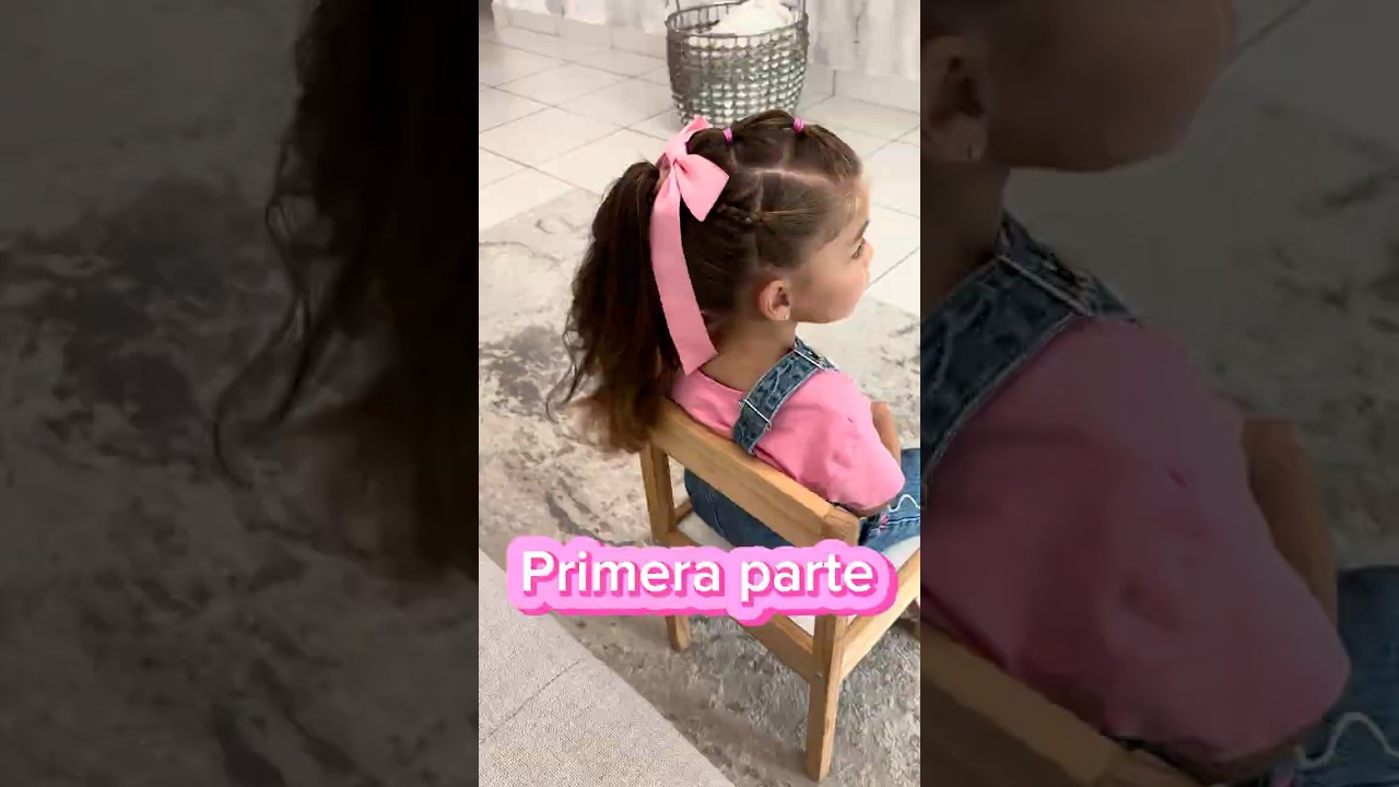 Peinado fácil y rápido #hairstyle #peinadosfaciles #hairstyletutorial #peinadoparaniñas #peinados