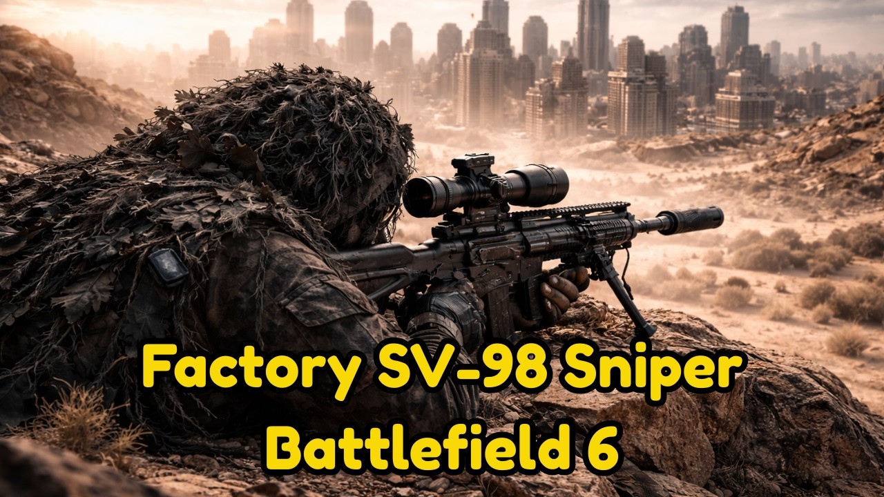 Battlefield 6 Sniper Highlights SV-98 Factory Setup Gameplay