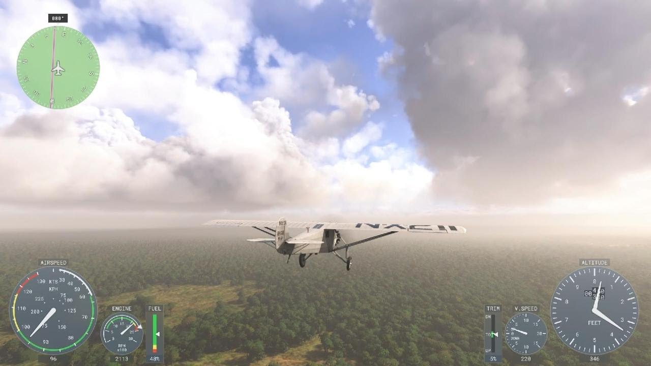 PS5 Microsoft Flight Simulator 2024 Beta Chitzen Itza in the Spirit of St. Louis